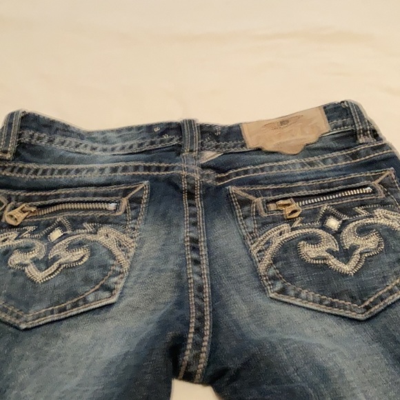 Express Skinny Ankle Jeans Zipper Bottoms - Picture 5 of 9